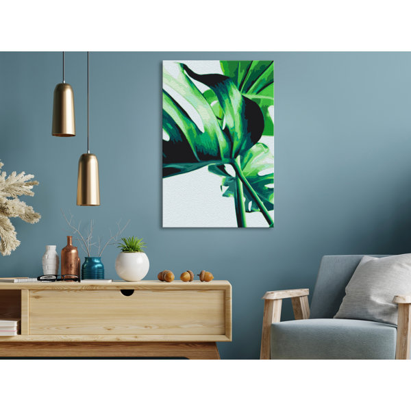 Sansibar Home Leinwandbild Monstera Adansonii Wayfair De